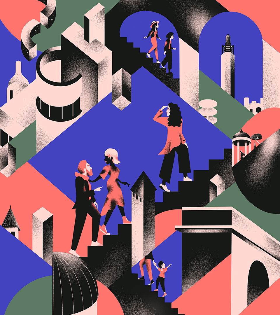 Affiche illustrée des Journées Européennes du Patrimoine 2026